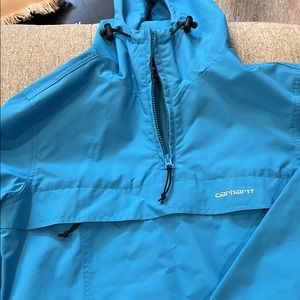 Carharrt rain jacket half zip